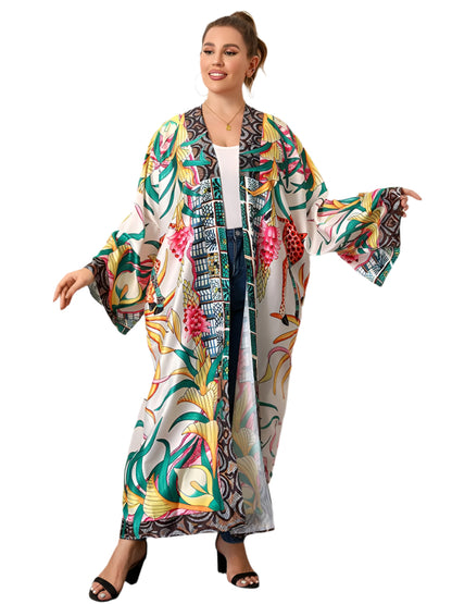 Malia Boho Printed Colourful Oversized Kimono - Koda Fashion & Decor - Free Shipping