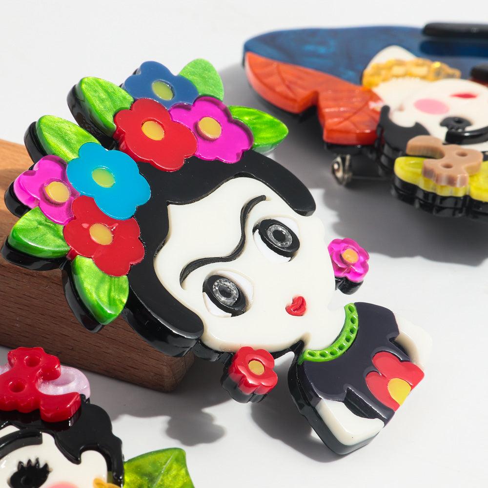 Frida Kahlo Monkey Brooch - Koda Fashion & Decor - Free Shipping