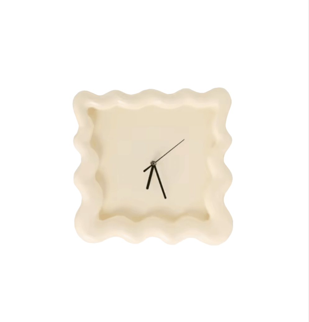 Cream Biscuit Wall Clock Koda Fashion & Decor