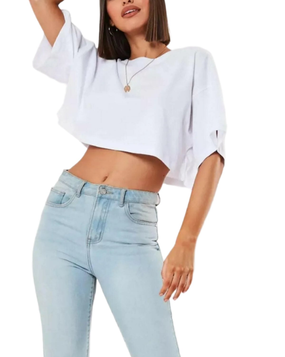 Air Flow Loose-Fit Crop Top