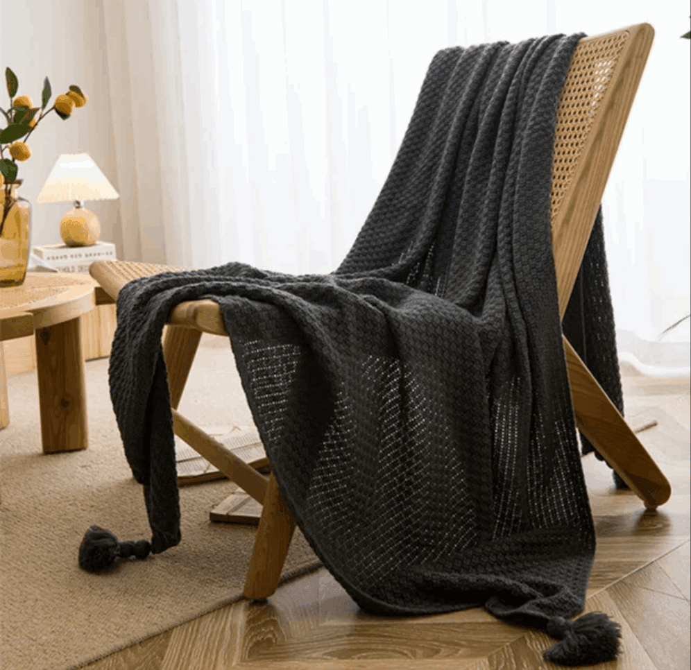 Arya Knitted Throw Blanket - Koda Fashion & Decor - Free Shipping