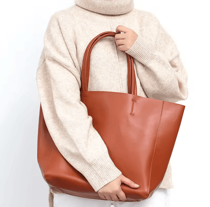 Tahlia Genuine Leather Tote Bag