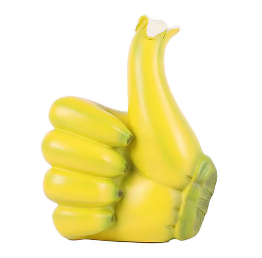 Banana Thumb Gesture Table Ornament