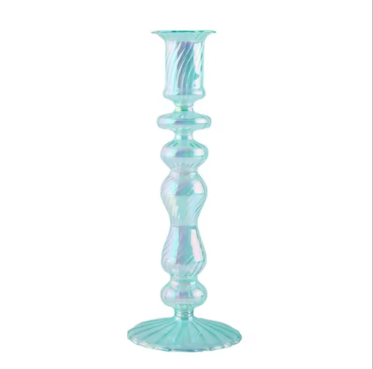 Retro Glass Taper Candle Holder - Koda Store Australia - Free Shipping