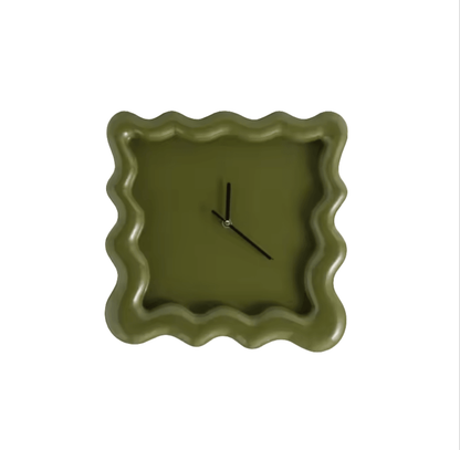 Cream Biscuit Wall Clock