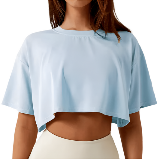 Air Flow Loose-Fit Crop Top - Koda Fashion & Decor - Free Shipping