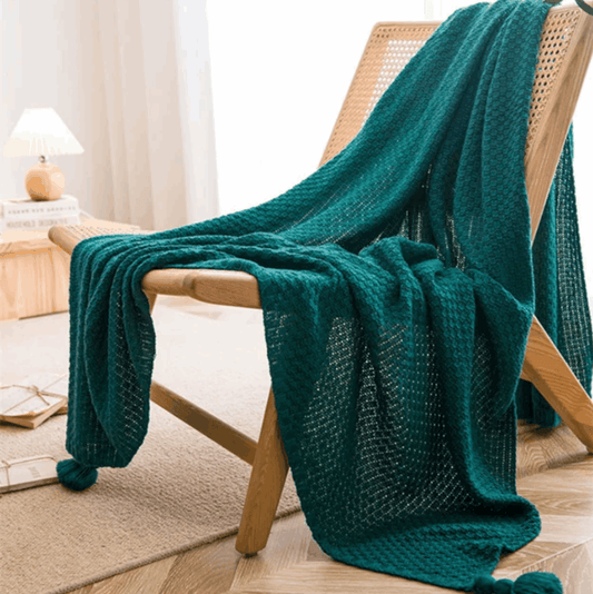 Arya Knitted Throw Blanket - Koda Fashion & Decor - Free Shipping