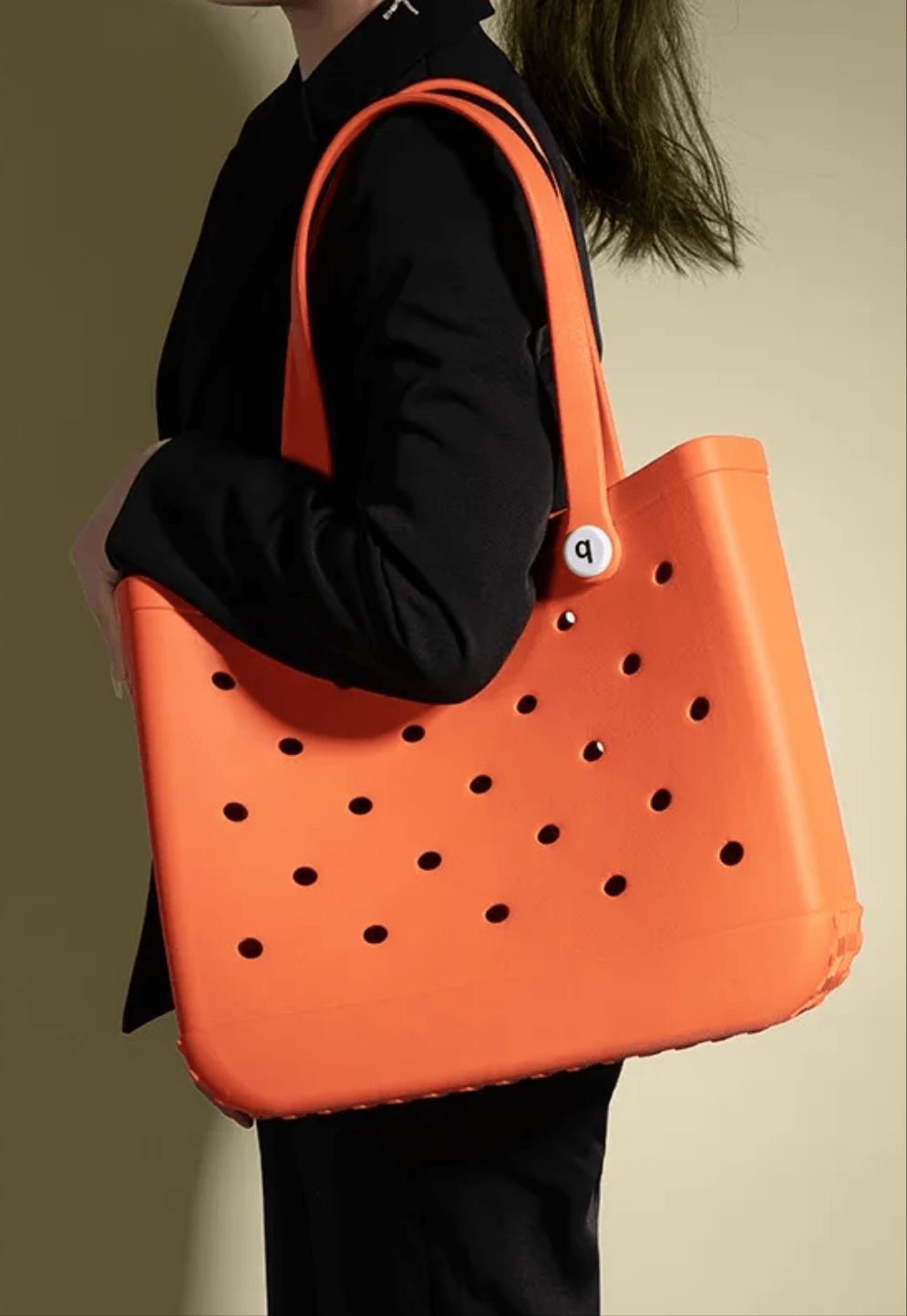 Orange Waterproof EVA Beach Bag XL.