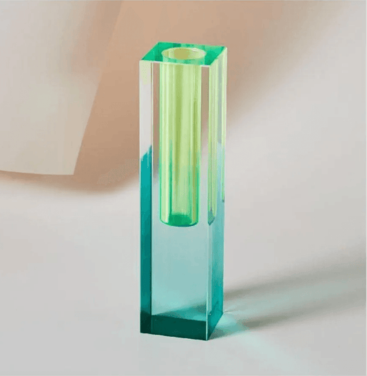 Modern Prism Iridescent Pillar Vase - Koda Fashion & Decor - Free Shipping