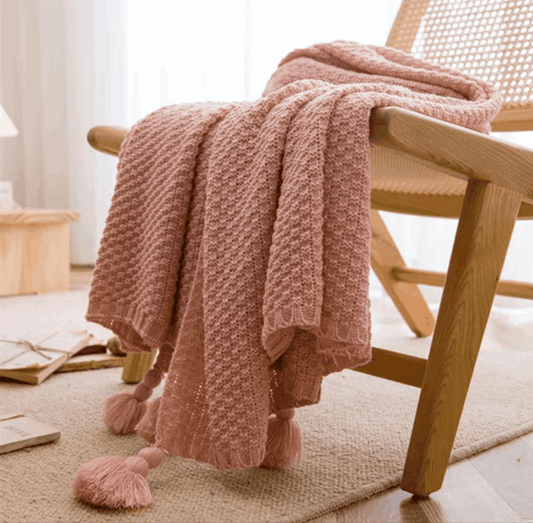 Arya Knitted Throw Blanket - Koda Fashion & Decor - Free Shipping