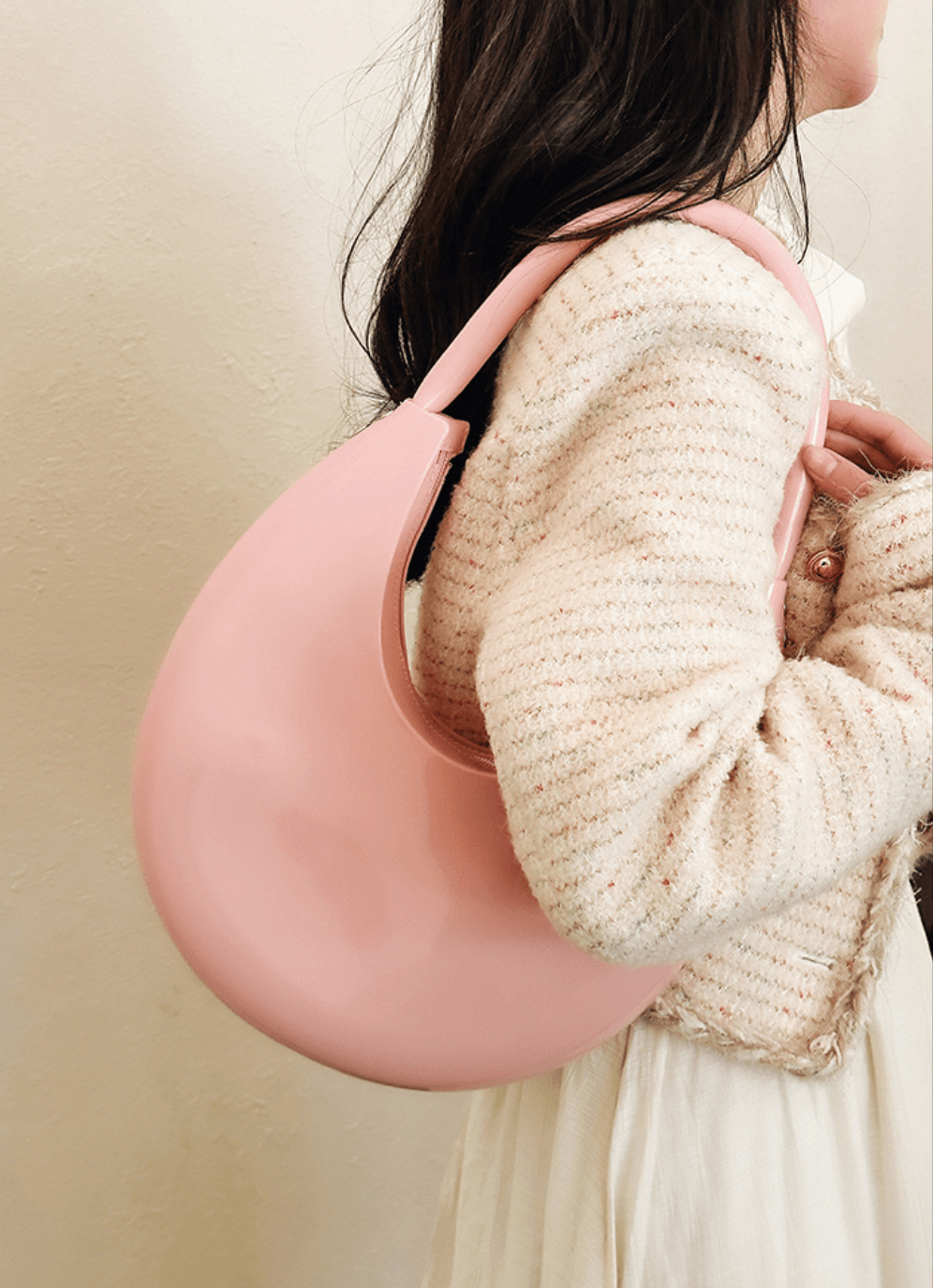 Silica Gel Shoulder Bag - Baby Pink - Koda Fashion & Decor - Free Shipping