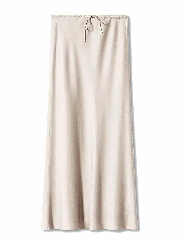 Silky Satin High-Waisted Midi Skirt - Koda Fashion & Decor - Free Shipping