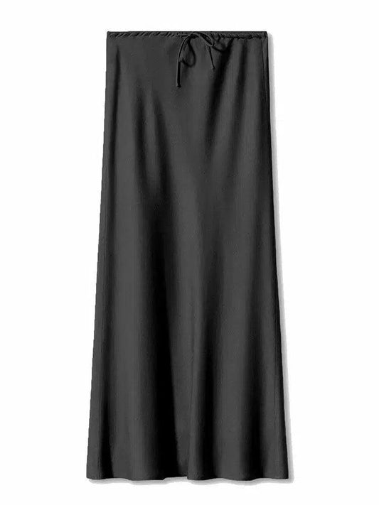 Silky Satin High-Waisted Midi Skirt - Koda Fashion & Decor - Free Shipping