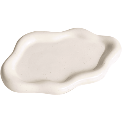 Irregular White Trinket Dish Koda Fashion & Decor