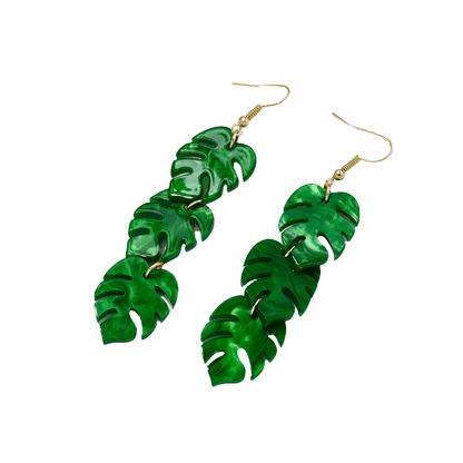 Three Palms Drop Earrings