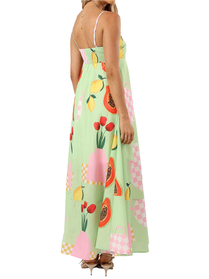 Summertime Vibes Printed Maxi Dress