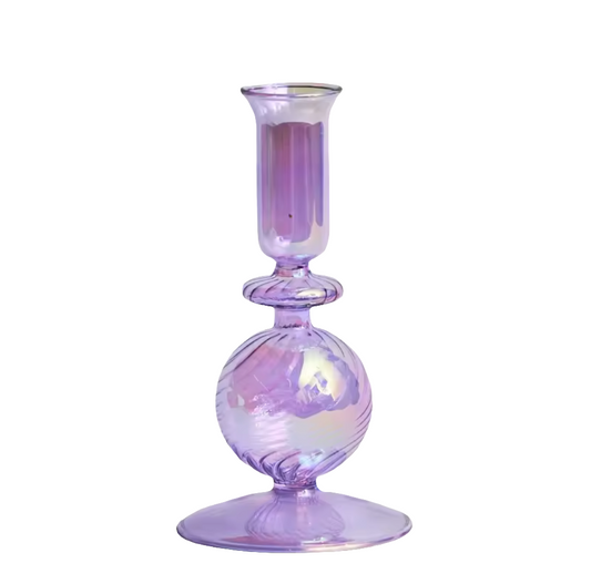 Bubble Retro Glass Taper Candle Holder - Koda Store Australia - Free Shipping