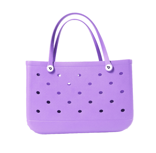 Lilac Waterproof EVA Beach Bag XL Koda Fashion & Decor