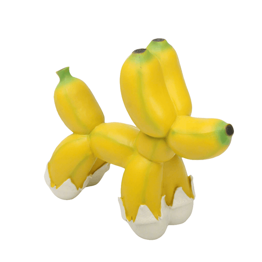 Yellow Banana Balloon Dog Sculpture Koda Fashion & Decor