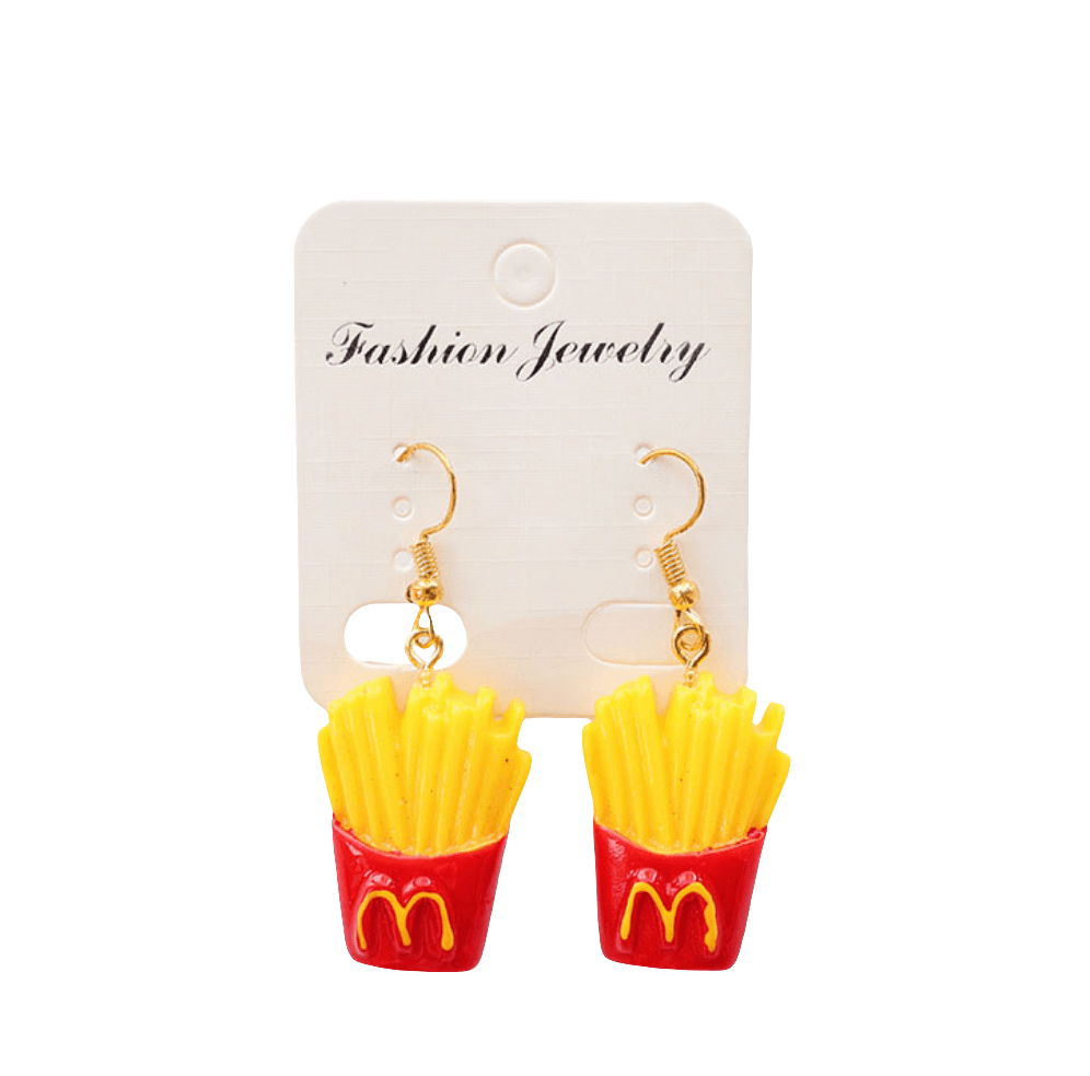 Tacky But Cute Macca's Fries Earrings Koda Fashion & Decor