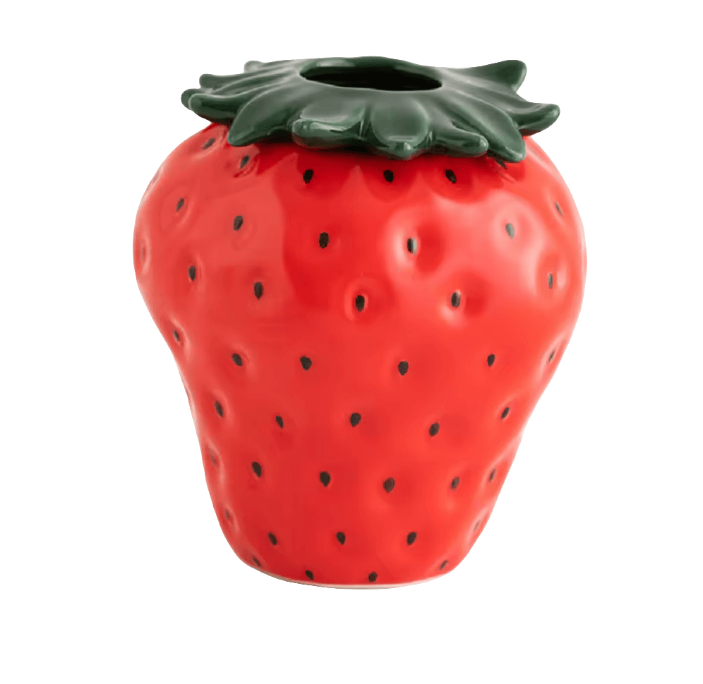 Ceramic Strawberry Flower Vase Koda Fashion & Decor