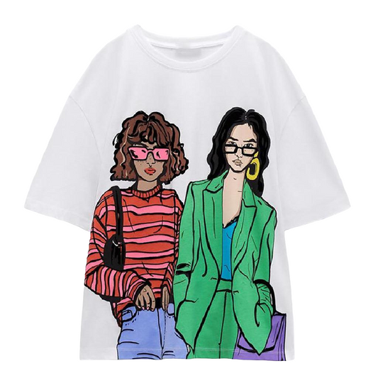 Frances & Noelle Graphic T-Shirt