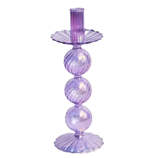 She's A Lady Retro Glass Taper Candle Holder - Koda Store Australia - Free Shipping