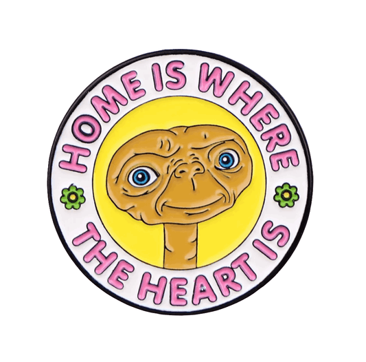 E.T. Home Is Where The Heart Is Enamel Pin Badge Koda Fashion & Decor