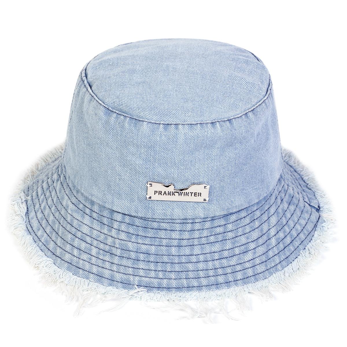 Prank Distressed Denim Bucket Hat Koda Fashion & Decor