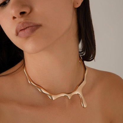 Liquid Metal Choker - Koda Fashion & Decor - Free Shipping