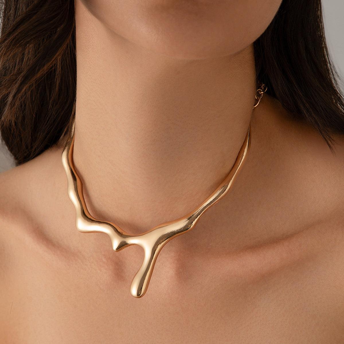 Liquid Metal Choker - Koda Fashion & Decor - Free Shipping