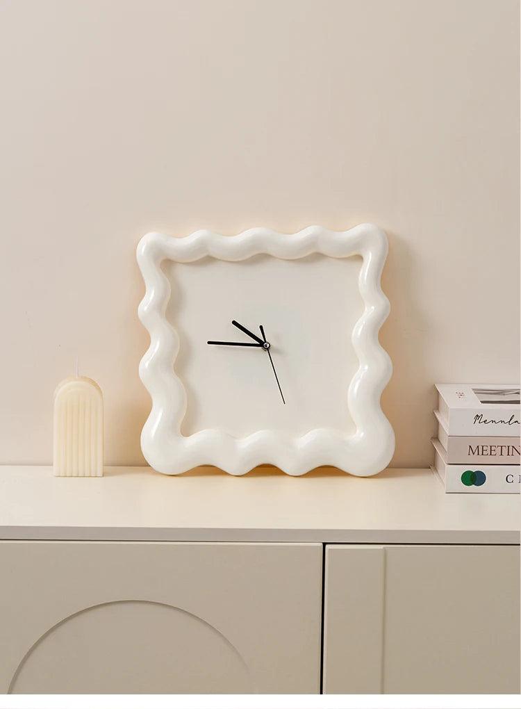 Cream Biscuit Wall Clock - Koda Fashion & Decor - Free Shipping